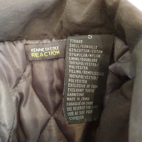 5yr trench coat peacoat Kenneth Cole reaction - Picture 4 of 6
